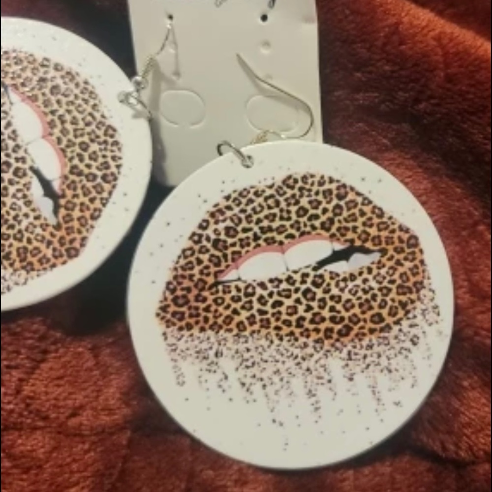 Private Label Leopard Print Earrings
